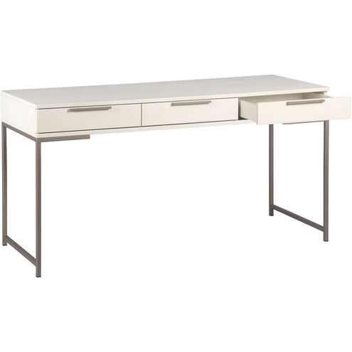Rebel 59.25 X 23.75 inch Champagne Gold / Cream Desk